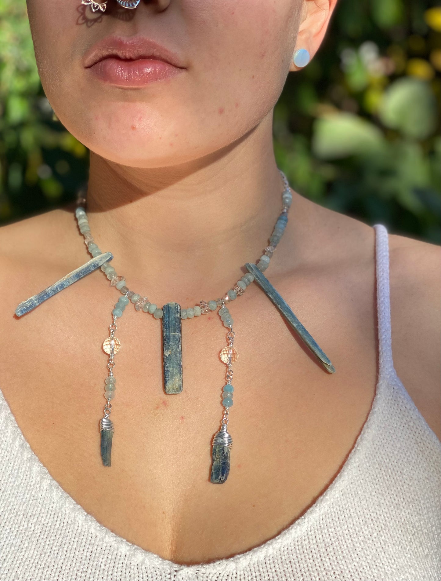 Blue Kyanite Choker