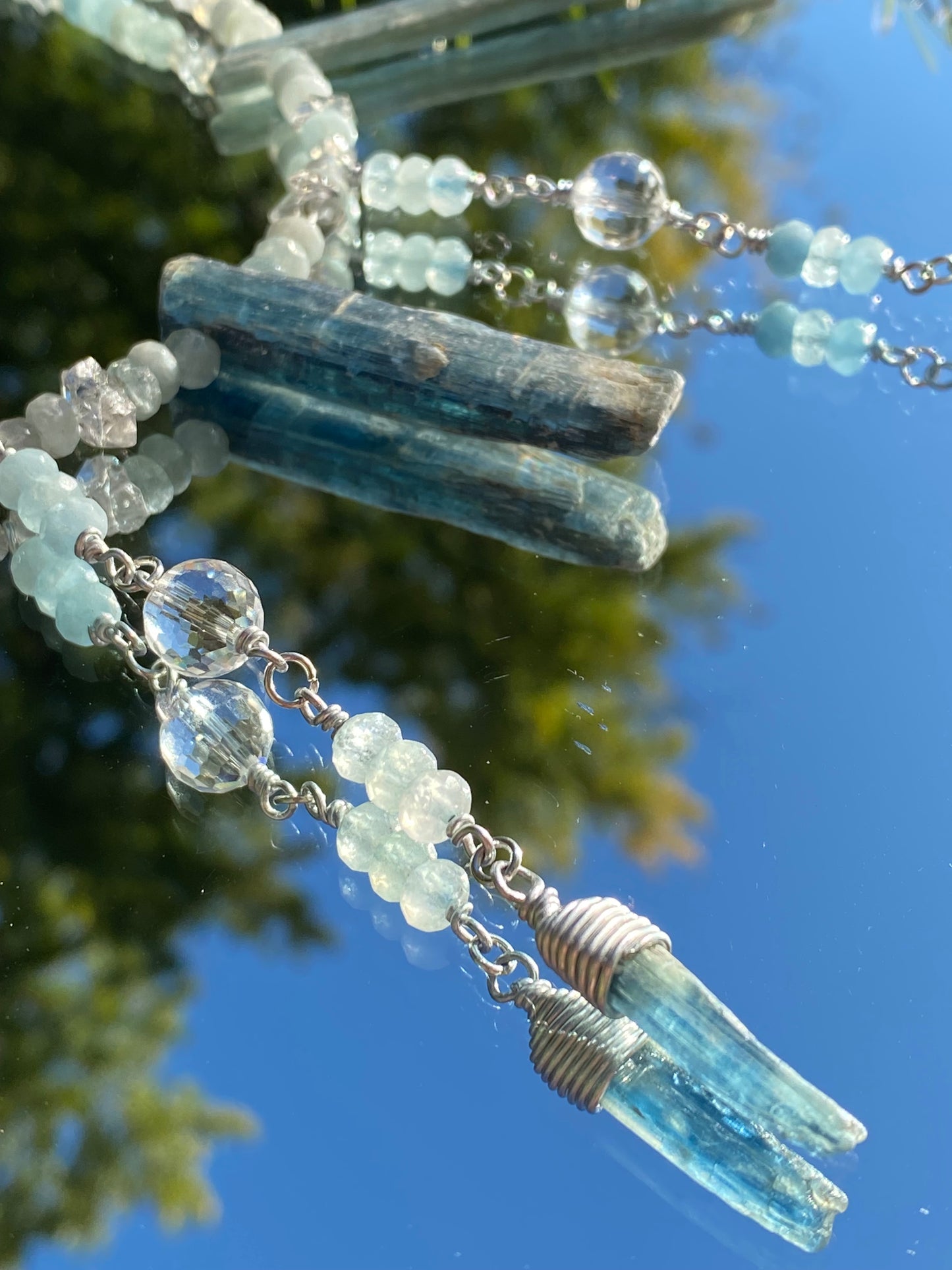 Blue Kyanite Choker