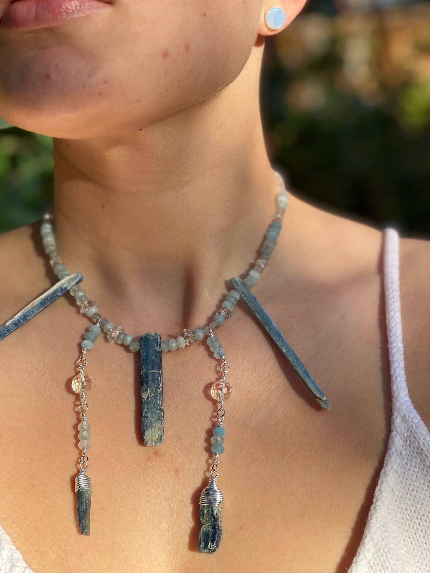 Blue Kyanite Choker
