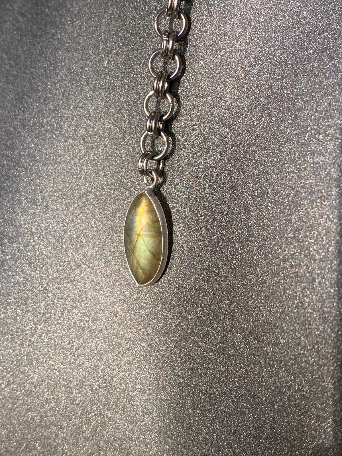 Labradorite & Carnelian Necklace
