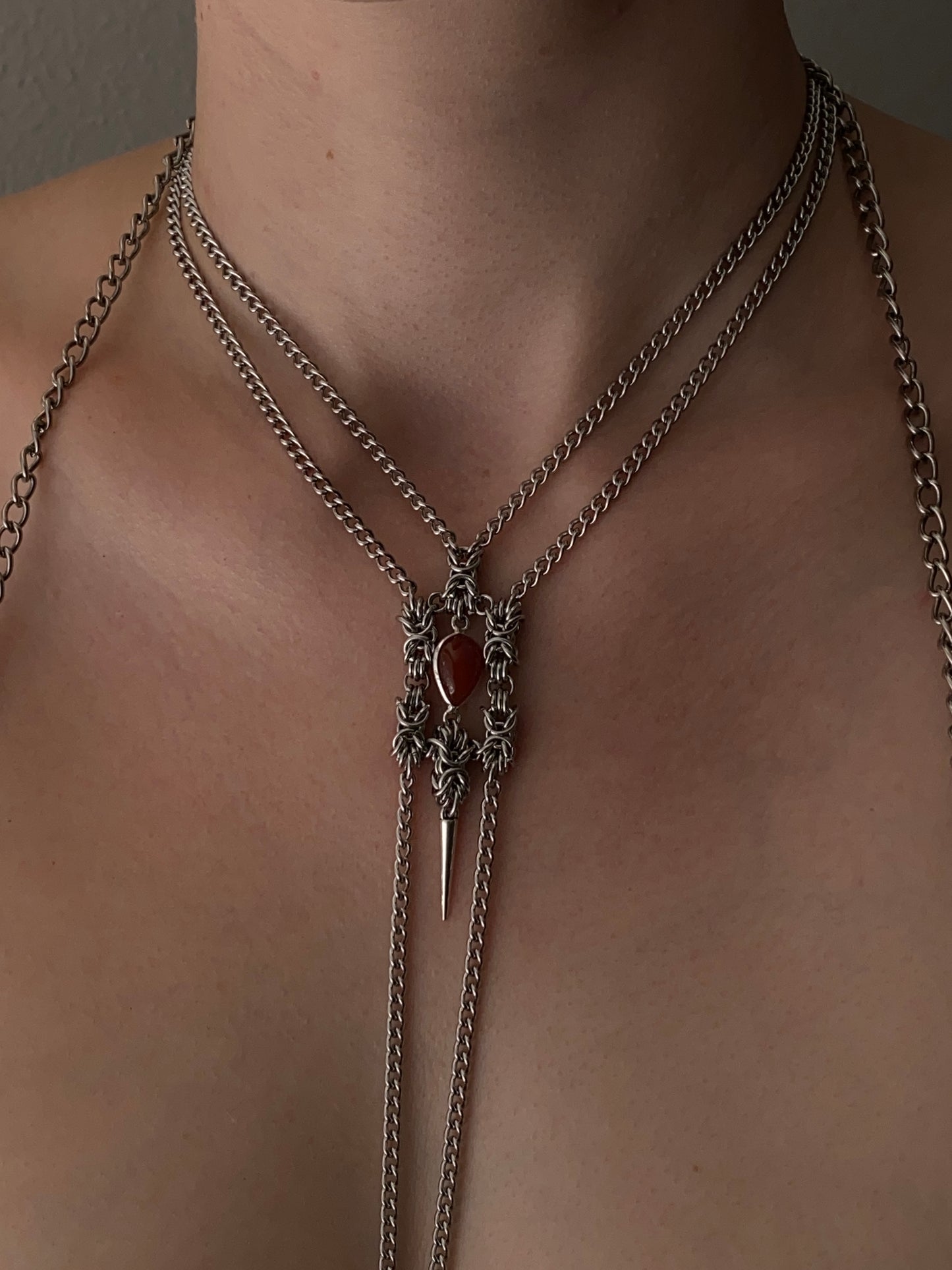 Carnelian Body Chain