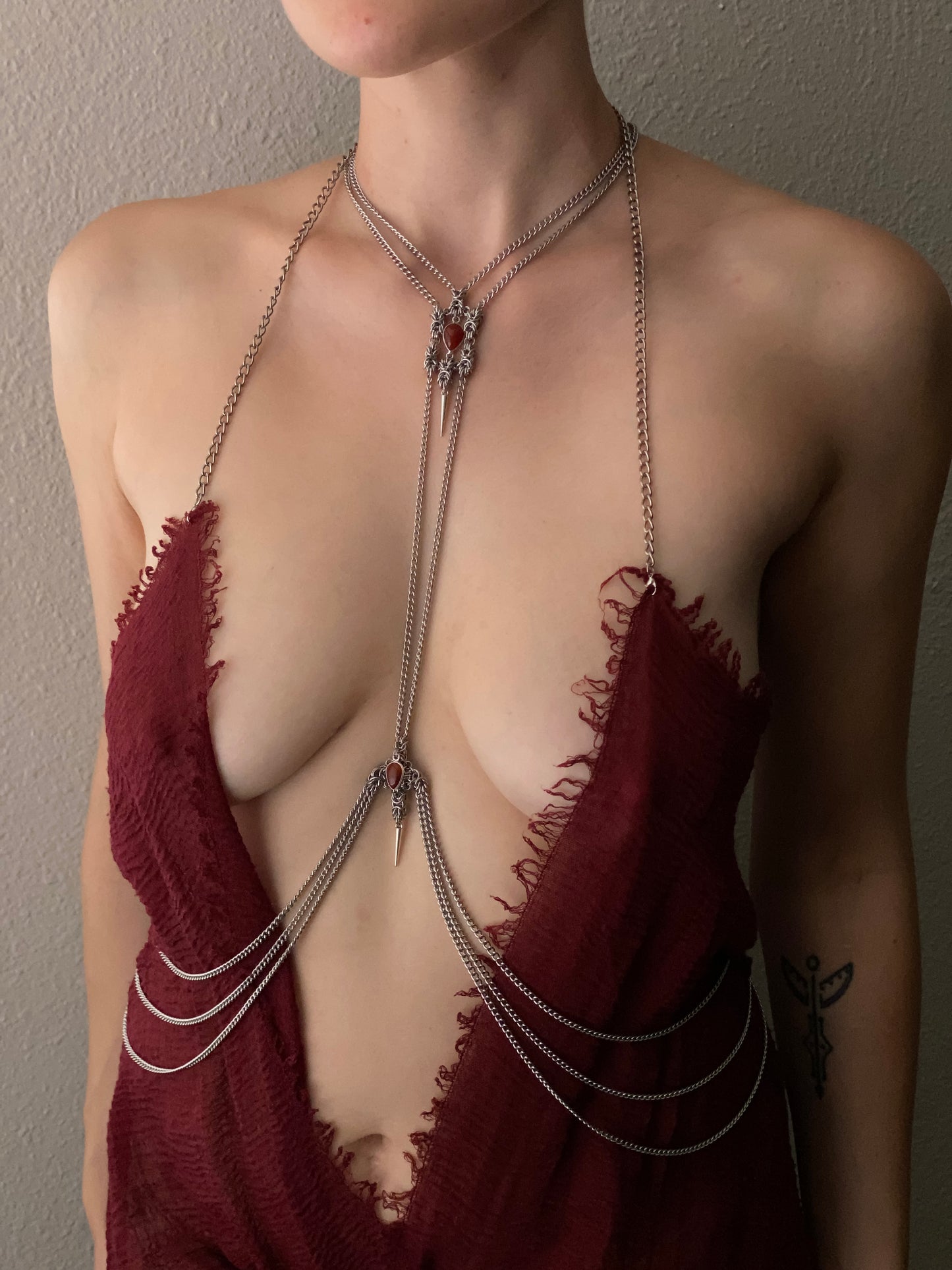 Carnelian Body Chain