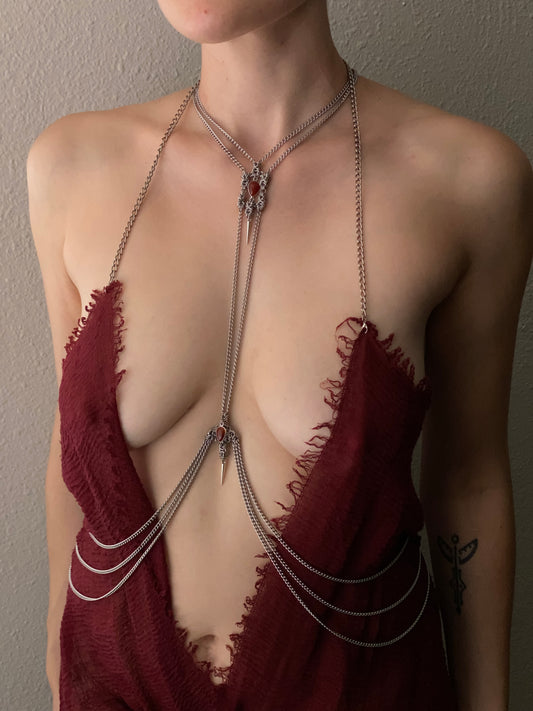 Carnelian Body Chain