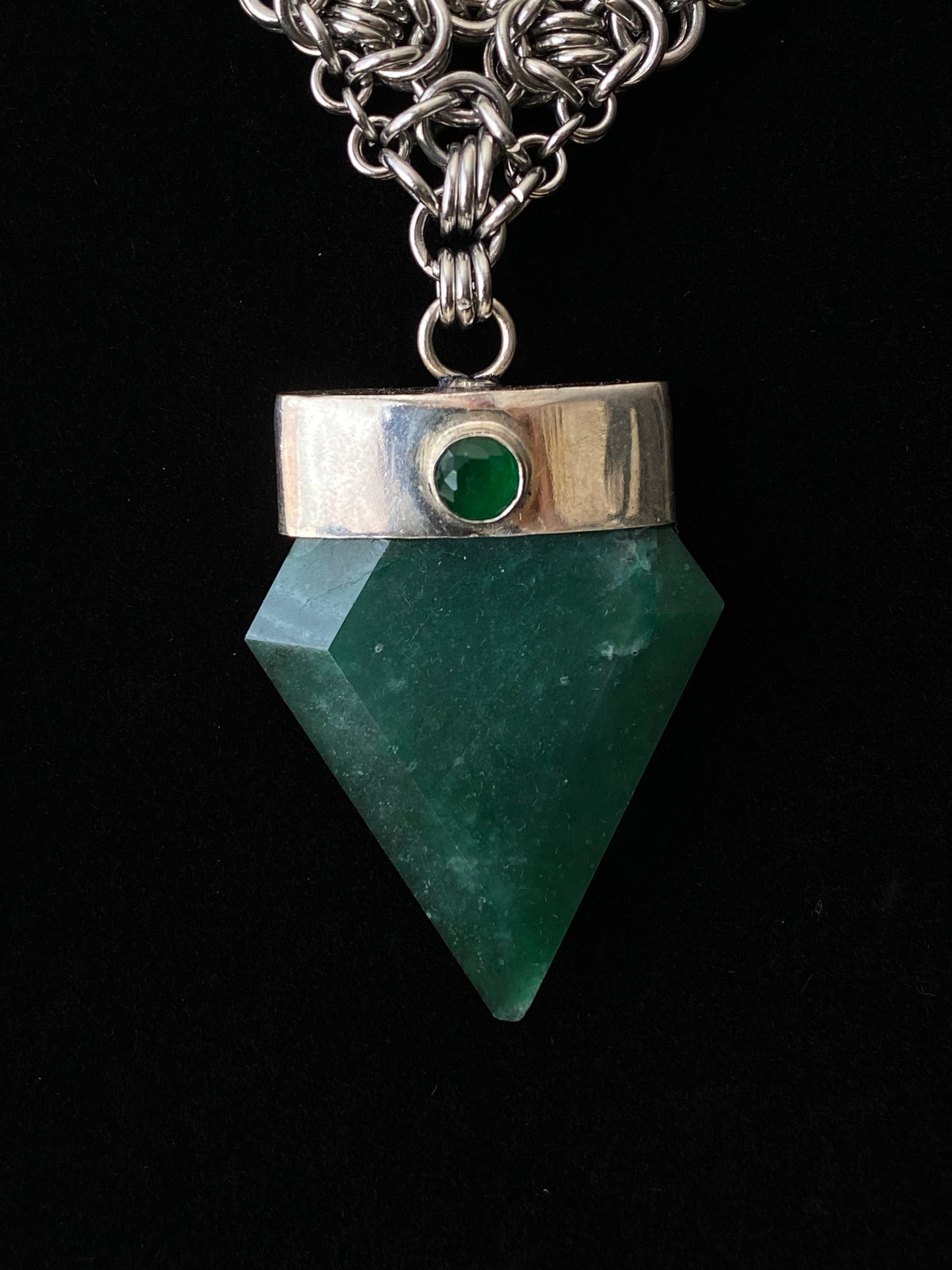 Green Aventurine & Green Onyx Point