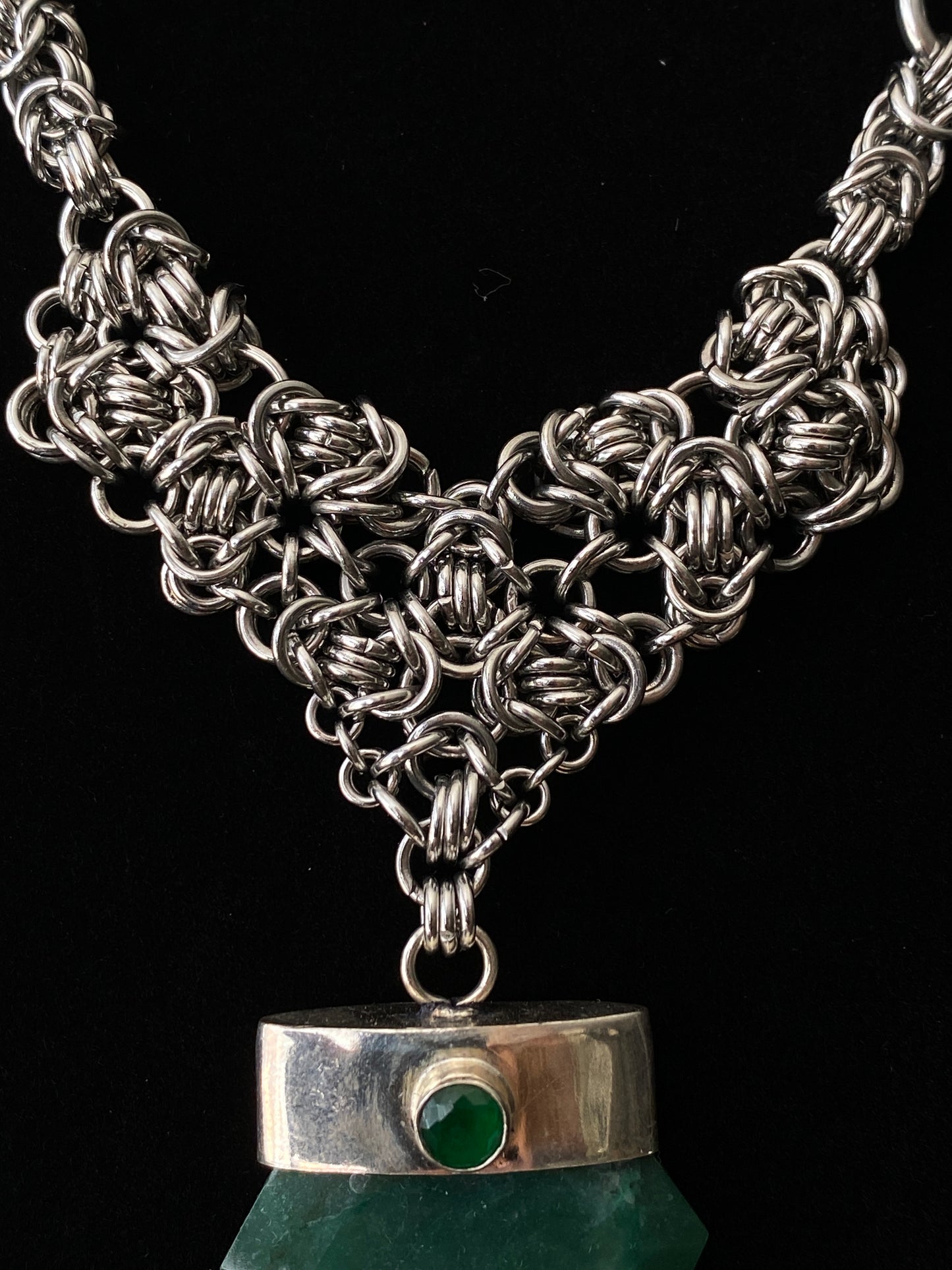 Green Aventurine & Green Onyx Point