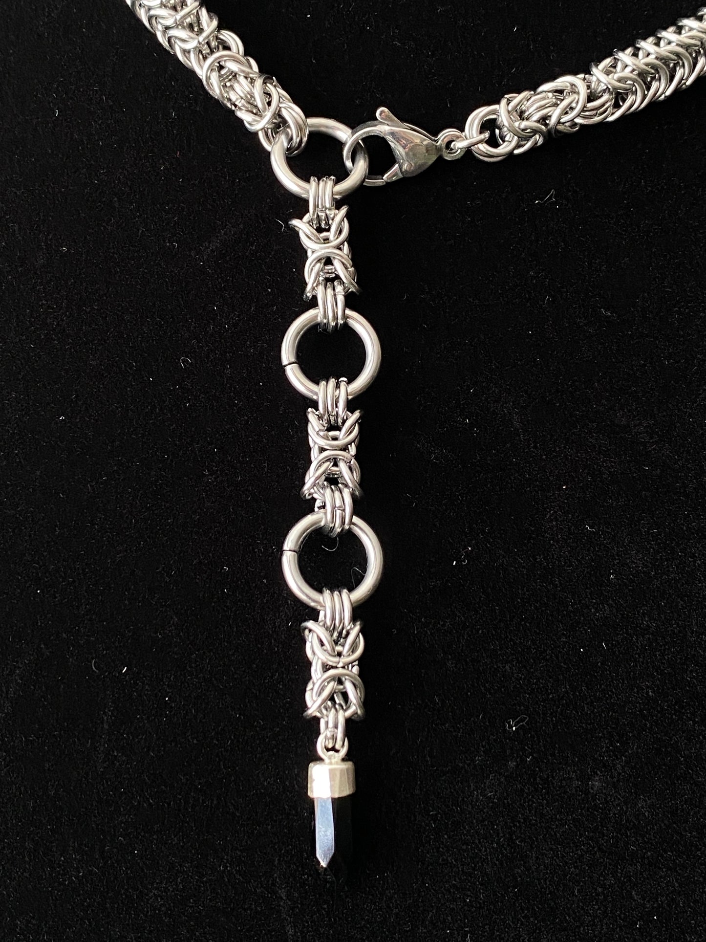 Obsidian Snake Collar