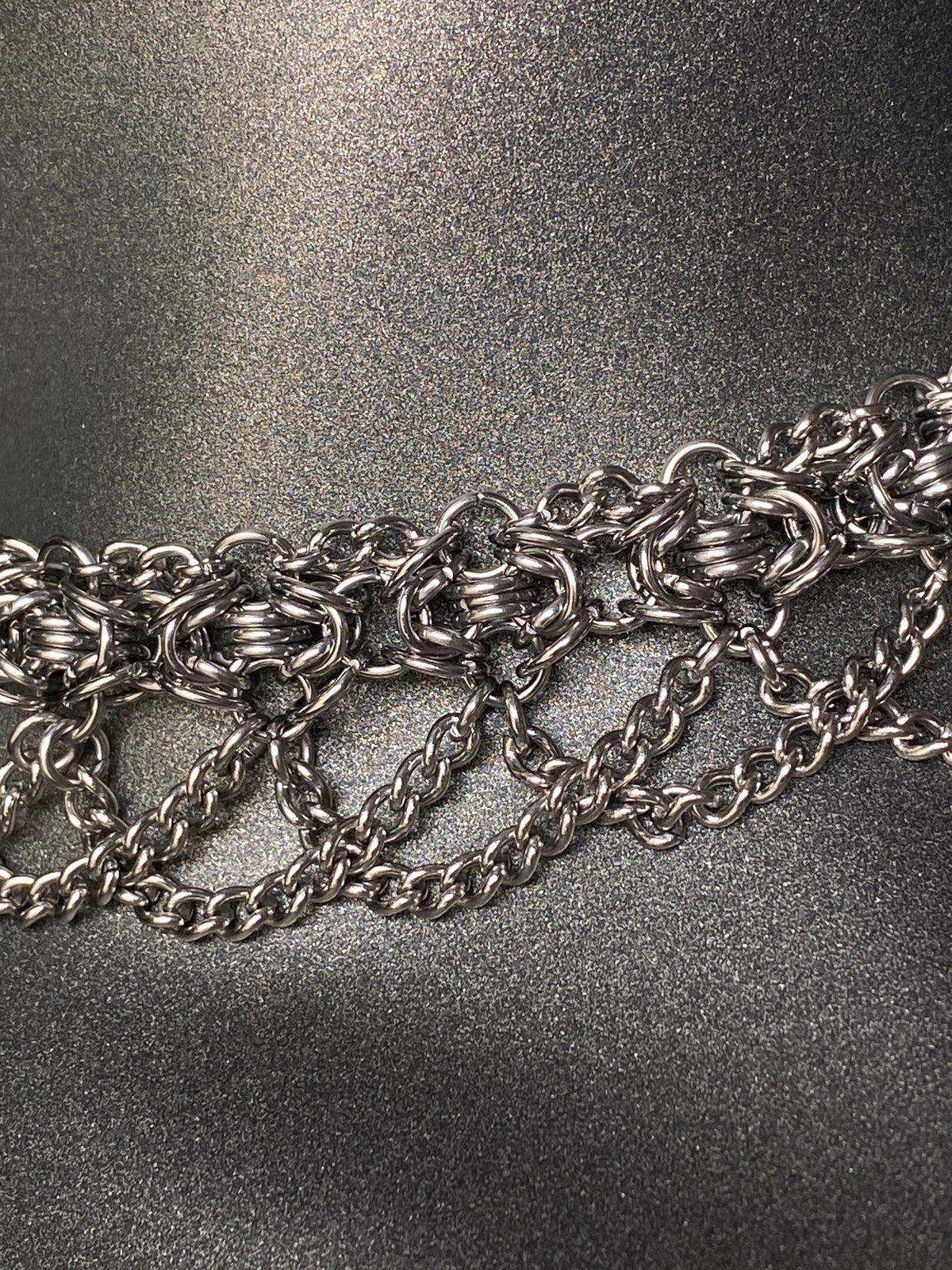 Tiered Labradorite Choker