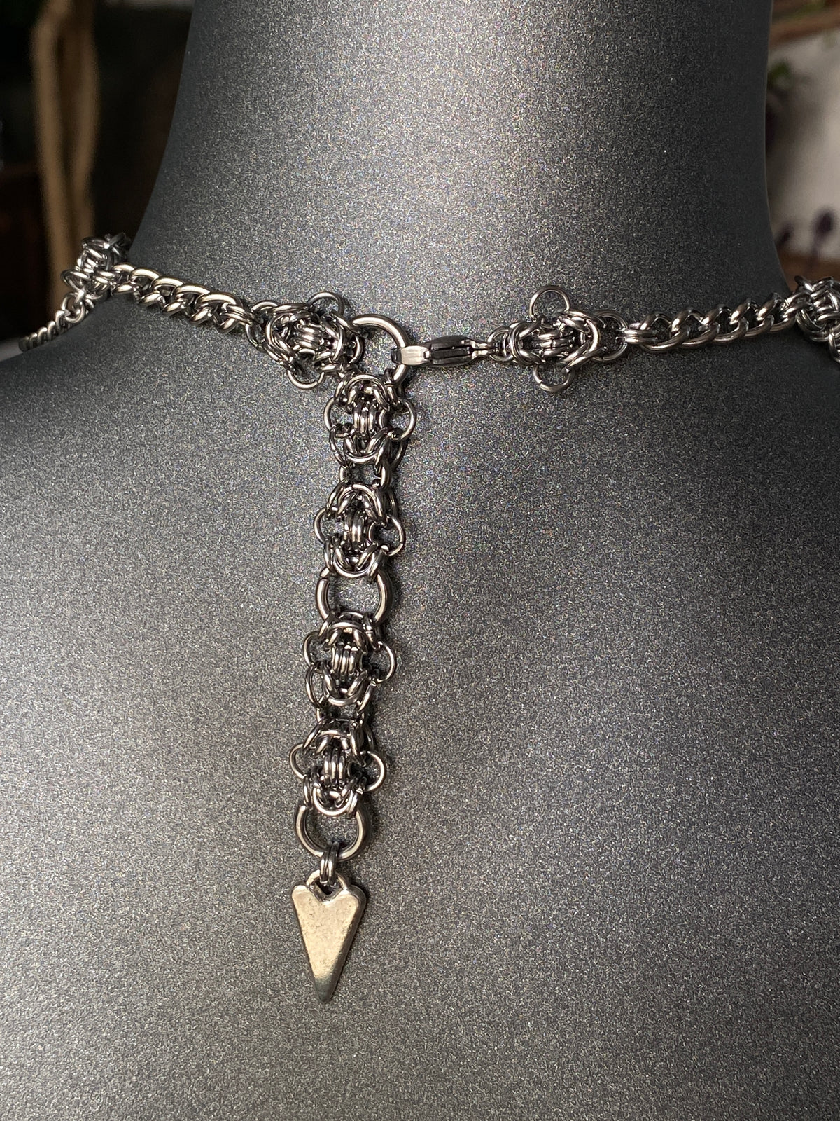 Tiered Labradorite Choker